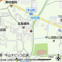 愛知県春日井市牛山町1853周辺の地図