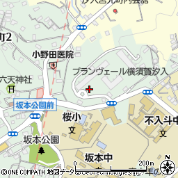 坂本1丁目第2公園周辺の地図