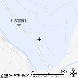 京都府京都市左京区久多上の町255周辺の地図