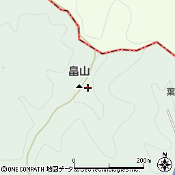 畠山周辺の地図