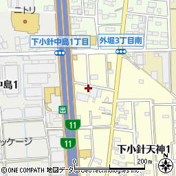 山信株式会社　小牧営業所周辺の地図