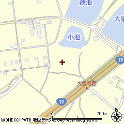 愛知県春日井市大泉寺町周辺の地図