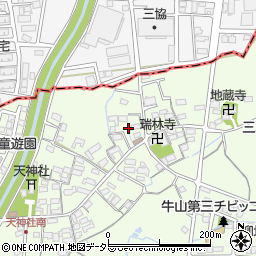 愛知県春日井市牛山町1390周辺の地図