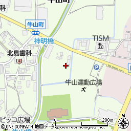 愛知県春日井市牛山町3224周辺の地図