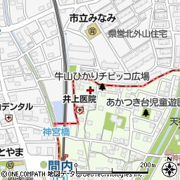 愛知県春日井市牛山町296-14周辺の地図