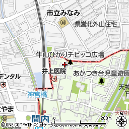 愛知県春日井市牛山町346周辺の地図