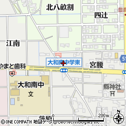 愛知県一宮市大和町南高井宮腰2周辺の地図