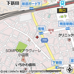 神奈川県小田原市南鴨宮2丁目45周辺の地図