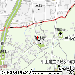 愛知県春日井市牛山町1420周辺の地図