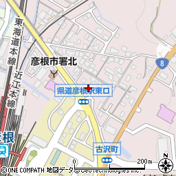 滋賀県彦根市古沢町493周辺の地図