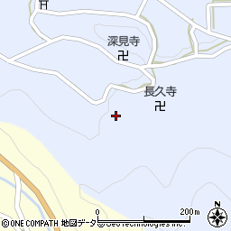 京都府南丹市美山町野添鳥ケ迫周辺の地図