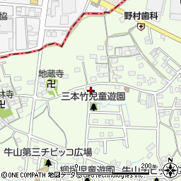 愛知県春日井市牛山町2049周辺の地図