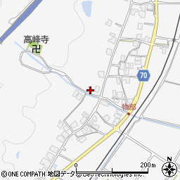 兵庫県朝来市物部687周辺の地図