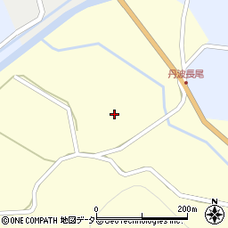 京都府南丹市美山町長尾（風呂ノ向）周辺の地図