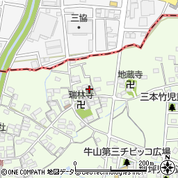 愛知県春日井市牛山町1422周辺の地図