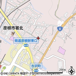 滋賀県彦根市古沢町473周辺の地図