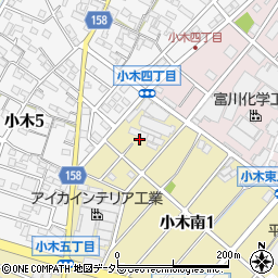 愛知県小牧市小木南1丁目50周辺の地図