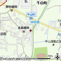 愛知県春日井市牛山町1852-7周辺の地図