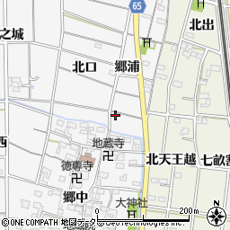 愛知県一宮市大和町於保郷中46周辺の地図
