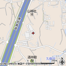 静岡県御殿場市竈1284周辺の地図