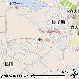 長田段公民館周辺の地図
