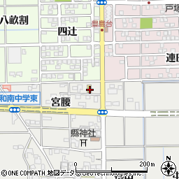愛知県一宮市大和町南高井宮腰56周辺の地図
