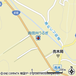 長野県下伊那郡売木村543周辺の地図