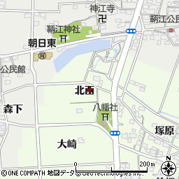 愛知県一宮市玉野北西28周辺の地図