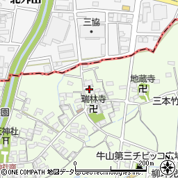 愛知県春日井市牛山町1414周辺の地図