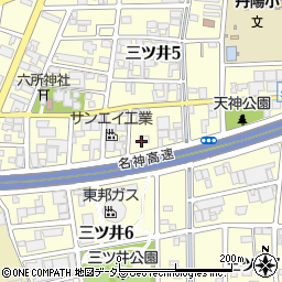 ファミリーマート一宮三ツ井店周辺の地図