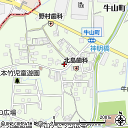 愛知県春日井市牛山町1843周辺の地図