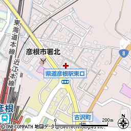 滋賀県彦根市古沢町494周辺の地図