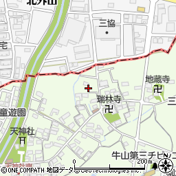 愛知県春日井市牛山町1388周辺の地図