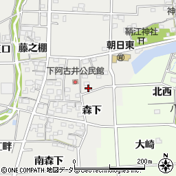 愛知県一宮市明地鞆西5周辺の地図