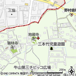 愛知県春日井市牛山町1463周辺の地図
