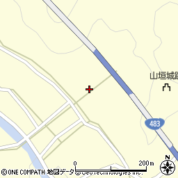兵庫県丹波市青垣町山垣845周辺の地図