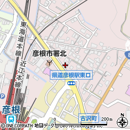 滋賀県彦根市古沢町502周辺の地図