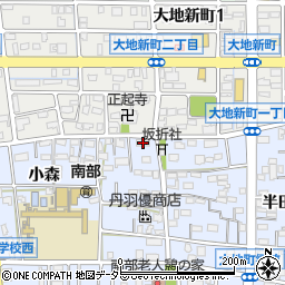 愛知県岩倉市大地町郷内1183周辺の地図