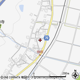 兵庫県朝来市物部543周辺の地図