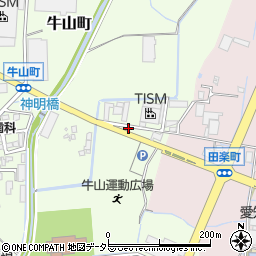 愛知県春日井市牛山町3234周辺の地図