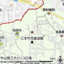 愛知県春日井市牛山町1476周辺の地図