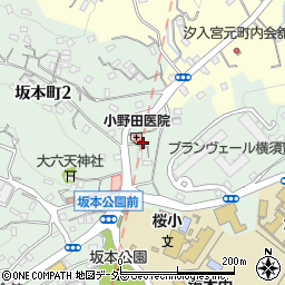 株式会社八雲堂横須賀営業所周辺の地図