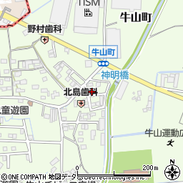 愛知県春日井市牛山町1845-10周辺の地図