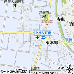 愛知県一宮市上祖父江東本郷18周辺の地図