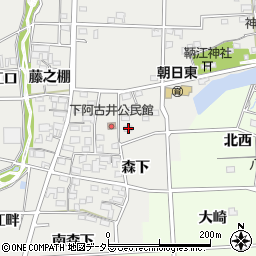 愛知県一宮市明地鞆西37周辺の地図