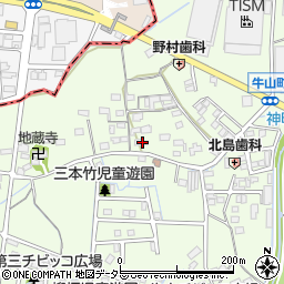 愛知県春日井市牛山町1835周辺の地図