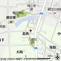 愛知県一宮市玉野北西4008-1周辺の地図