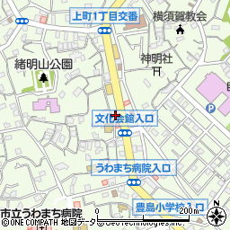 横須賀上町クリニックビル周辺の地図