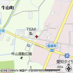 愛知県春日井市牛山町3252周辺の地図