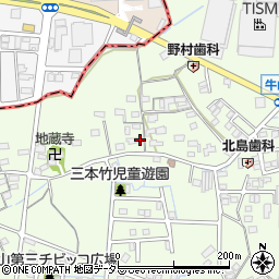 愛知県春日井市牛山町1477-2周辺の地図
